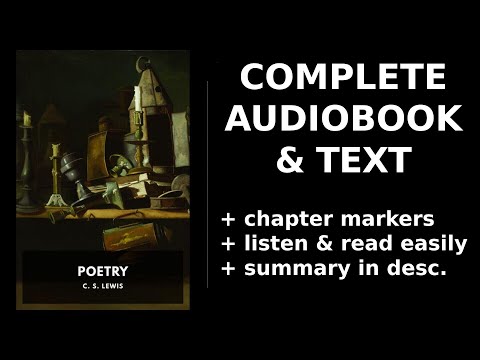 Poetry 💛 By C. S. Lewis FULL Audiobook