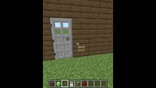 ビビりの人なら絶対ビビってしまうドッキリドアの作り方　#マイクラ統合版   #minecraft #ネットミーム #minecraftbedrock