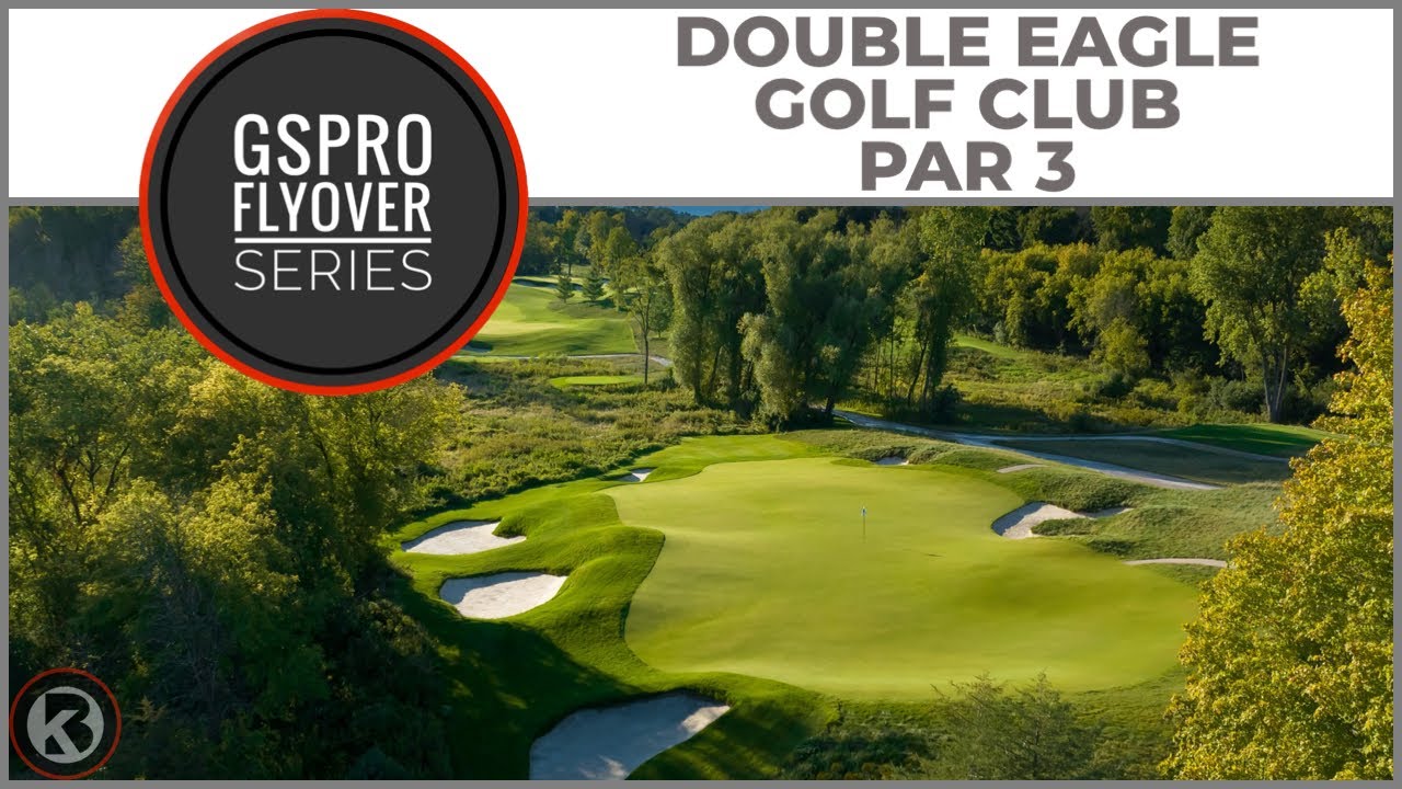 Watch Double Eagle Golf Club Par 3 flyover on YouTube