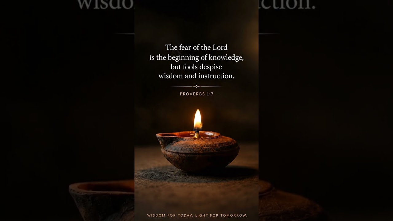 The Beginning of Knowledge | Proverbs 1:7