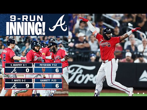 FULL 9-RUN INNING 🤯! MICHAEL HARRIS II'S GRAND SLAM IS THE BIG BLOW FOR THE BRAVES!
