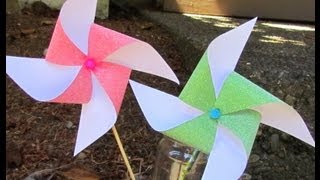 How to make a Pinwheel that Spins! EZ Tutorial!