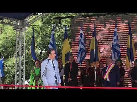 Ο σύμβουλος της Ελληνικής Πρεσβείας στο Κίεβο Αλέξανδρος Μπουντούρης στα εγκαίνια του Ελληνικού Πάρ