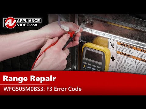 Whirlpool Stove Repair - F3 Error, Oven Will Not Preheat - Temp Sensor