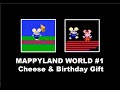 Mappy-Land (NES) World #1 Complete Walkthrough Guide: Collect Cheese to Save the Birthday Party