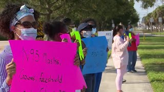 Nurses protest for personal protective equipment, safety against COVID-19