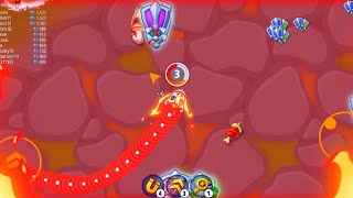 High Score Hunt | Crazy Worm Zone Gameplay☠️ #wormszoneio