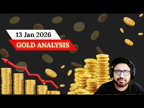 💥13 Jan Gold Market Full Day Plan | Chart Mapping for Key Moves & Weekly Levels |chartgeometry