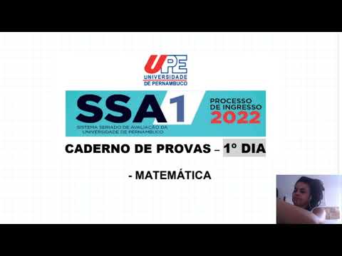 SSA 1 - Matemática (2022) - Resolução