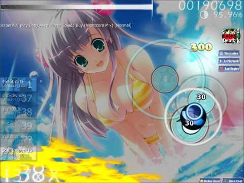 Baby Alice - Pina Colada Boy (Nightcore Mix) [Normal] Osu