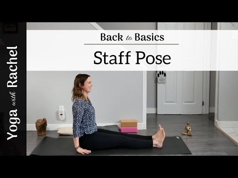 How to do Staff Pose (Dandasana) - Yoga with Rachel
