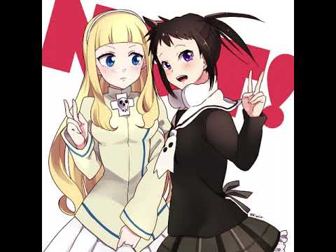 Soul Eater NOT ! OP Opening Full - monochrome Slowed