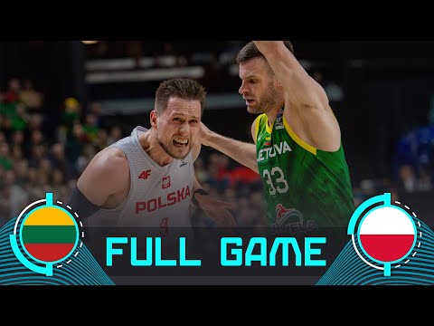 Lithuania v Poland | Full Basketball Game | FIBA EuroBasket 2025 Qualifiers