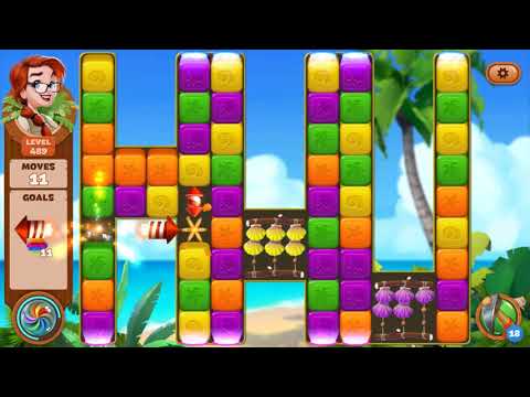 Lost Island: Blast Adventure - Level 489 (No Boosters) HD