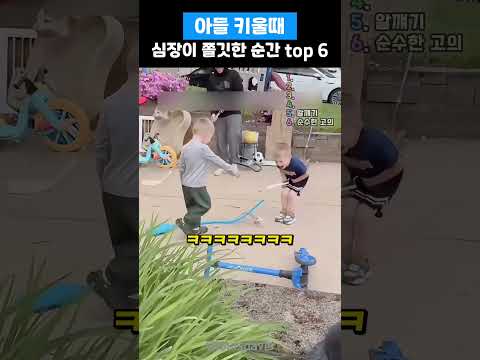 아들 래미 키우면서 심장이 쫄깃한 순간 top6 #가족 #유머 #자녀 #자녀 #가족돌봄 #family #아기 #각종유머 #funny