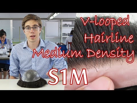 Medium Density Super Thin Skin Hairpiece