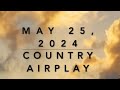 Billboard Top 60 Country Airplay May 25 2024