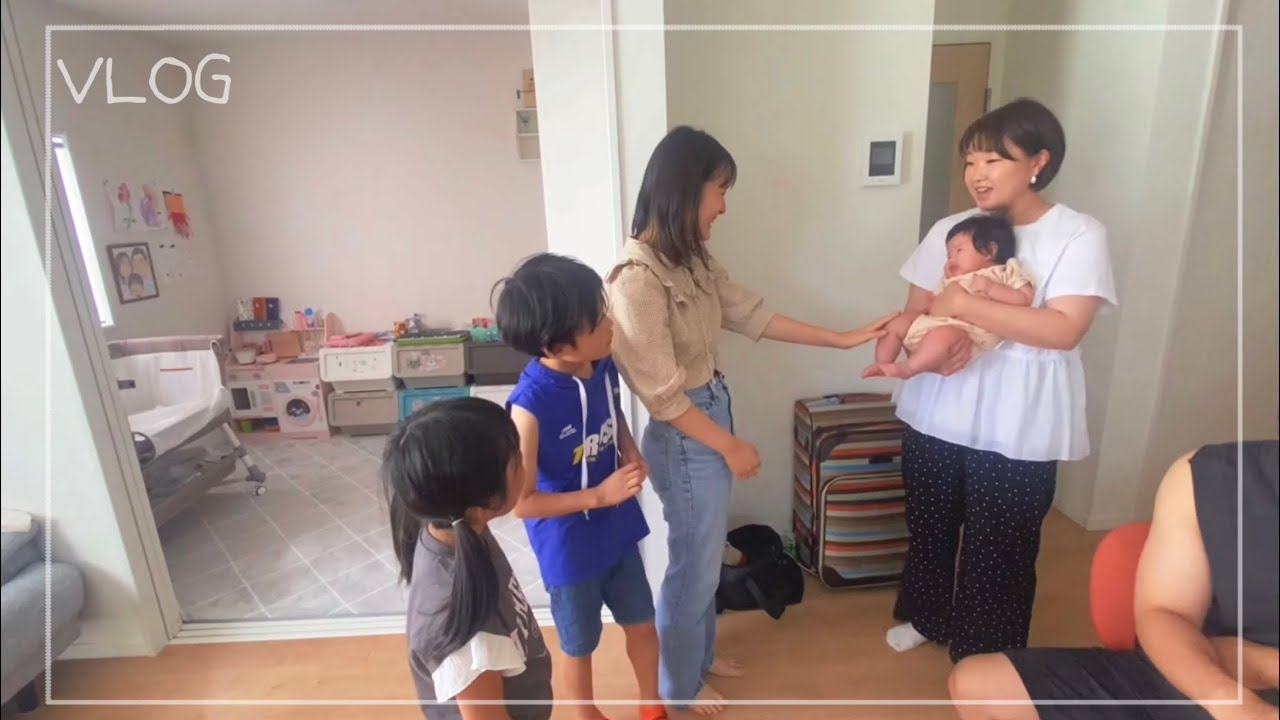 [日本生活VLOG][日本語字幕]新しい家族ができました。叔父の家で1泊する動画。