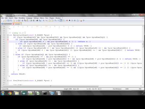 Programming A Chess Engine in C Part 82 - Improving Evaluation - King Position and Material Draws