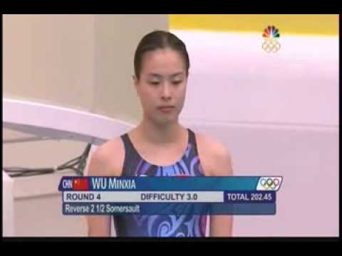 2008 Wu Minxia CHN - 305b - 8.5s - 3 meter - Olympics