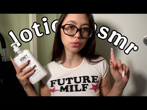 ASMR Lotion Sounds and Hand Massage (Roleplay)
