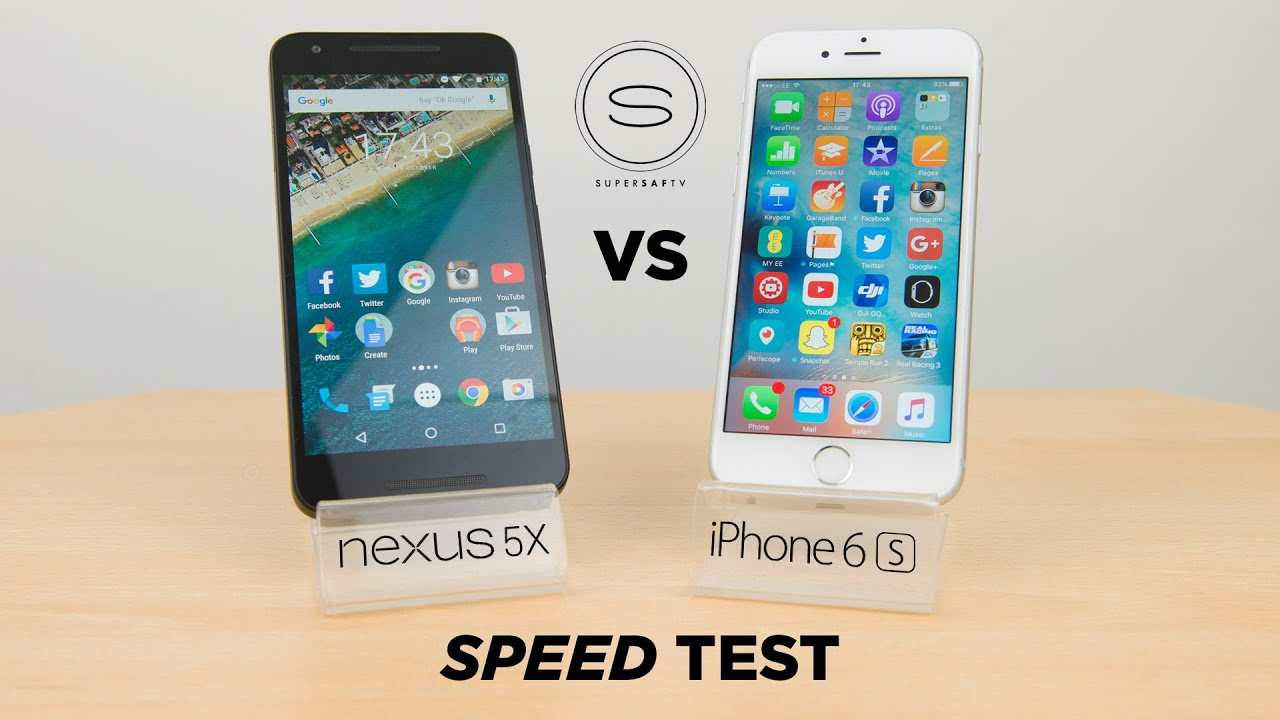 Nexus 5X vs iPhone 6s - Speed Test
