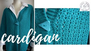 Cardigan tyrkys