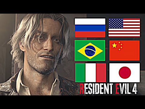 Resident Evil 4 Remake - Luis Speaks in 9 Different Languages