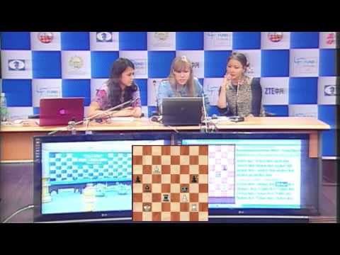 Press Conference Round 7: Nakhbayeva - Girya