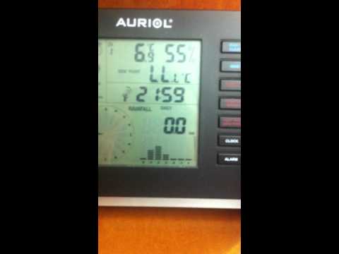 comment regler station meteo auriol