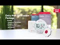 Entry Notification Package - Quick View | incl. Phone TX, Magnetic Switch, Clock RX, Bed Shaker