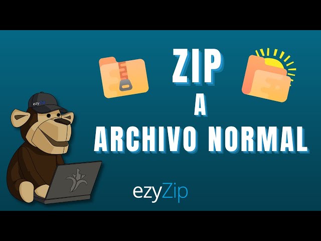 Cómo convertir ZIP a un archivo normal (Guía sencilla)