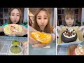 Asmr Mukbangasmr Kwai Dessert Mukbang Mochi Eating Creperoll Cake Chocolate Asmr