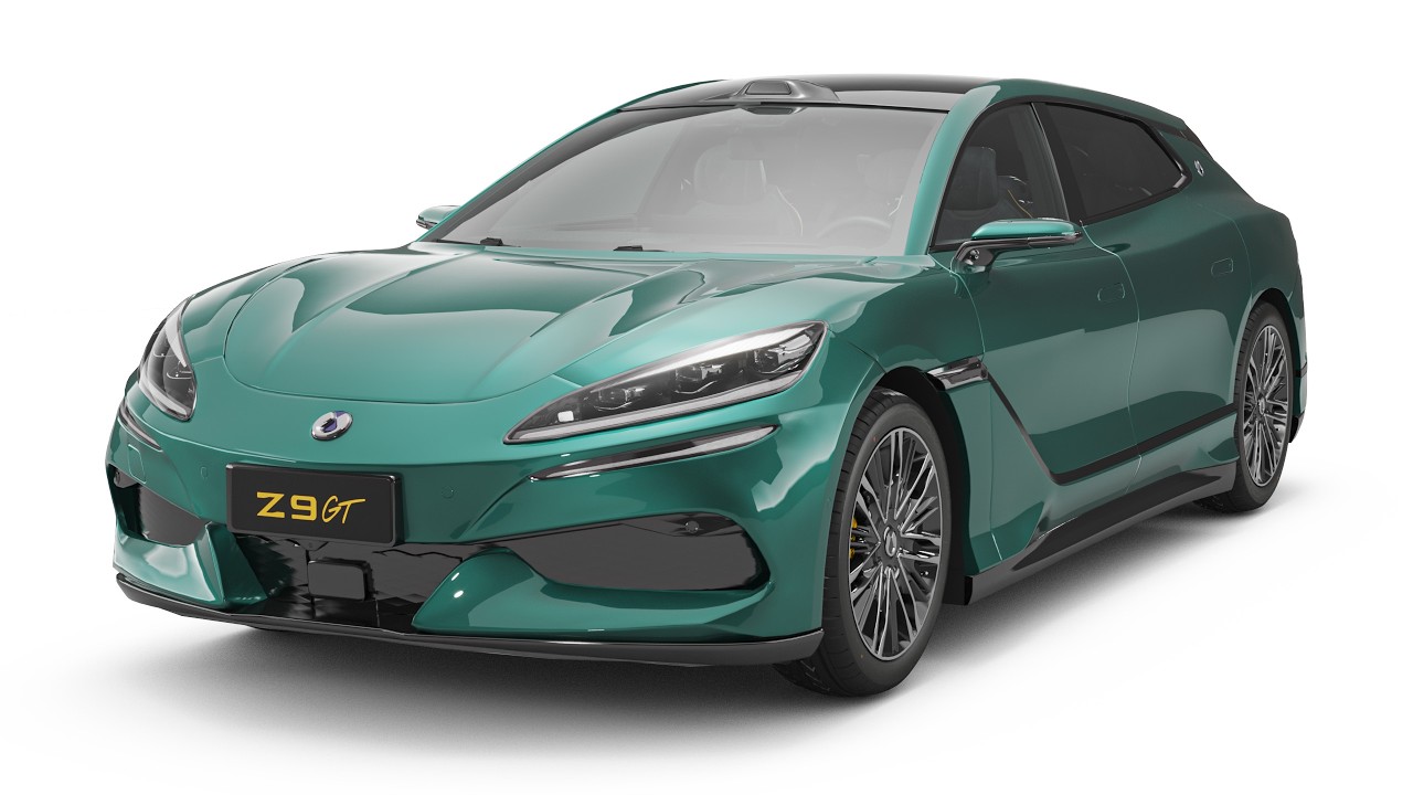 2026 Denza Z9GT High-Poly 4K Exterior Interior 3D Model