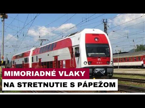 ZSSK vypraví 95 mimoriadnych vlakov na stretnutie so Svätým Otcom