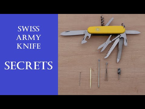 Secret tools in Swiss Army Knives (SAK Hacks)
