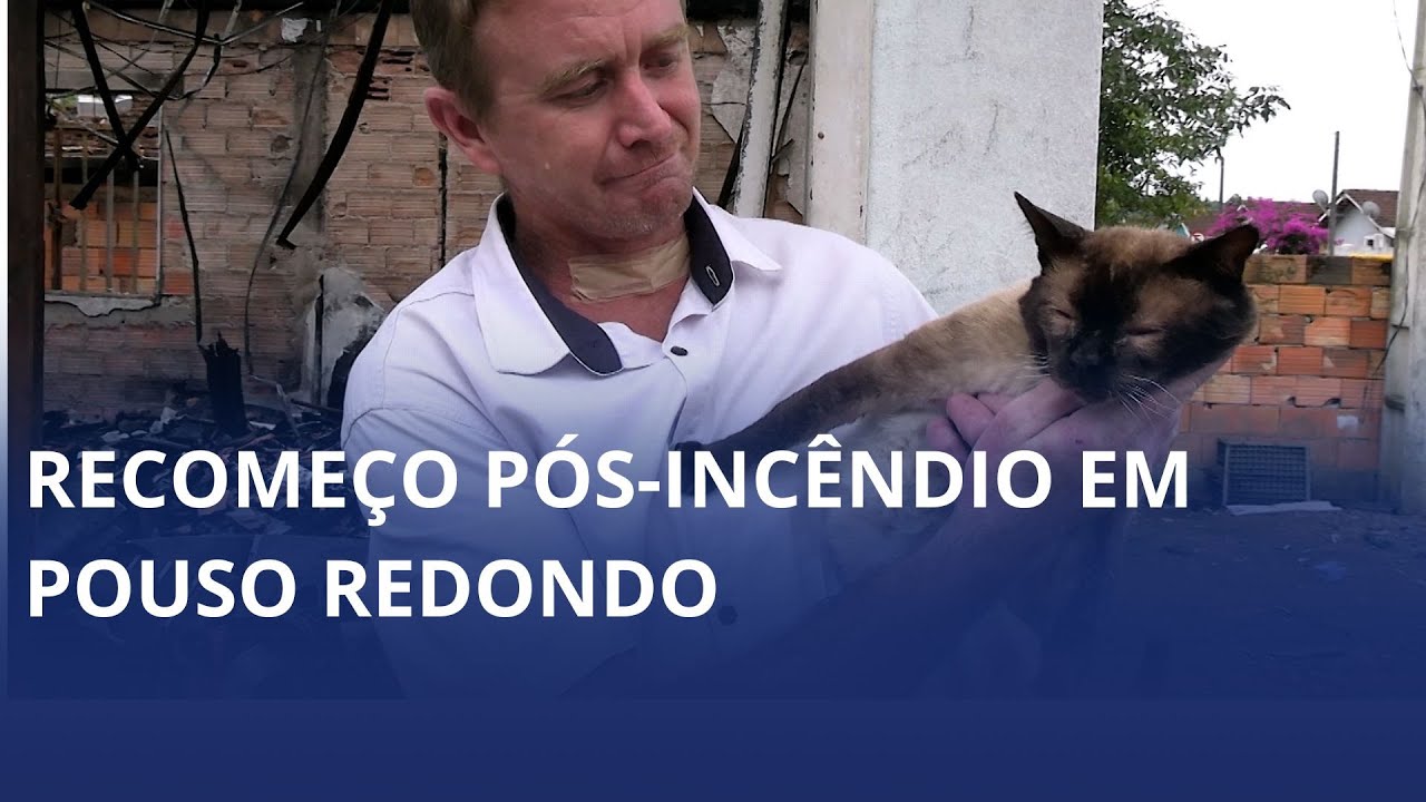 Homem que foi parar na UTI após incêndio em Pouso Redondo busca ajuda para reerguer moradia