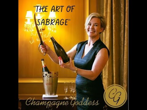 'The Art of Sabrage' with the Champagne Goddess Susan LeRoux