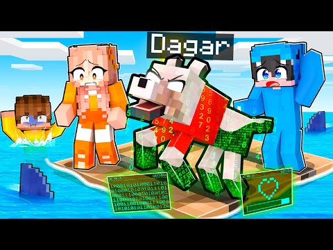 Me Hice pasar por PERRO HACKER para Trollear a Mis Amigos en una BALSA en Minecraft!
