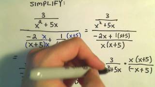 Simplifying Complex Fractions - Ex 2