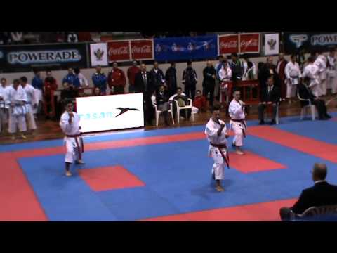 Campeonato de España Senior 2.013 - SEMFINALl Kata EQUIPOS Masculino - Madrid Vs Cataluña