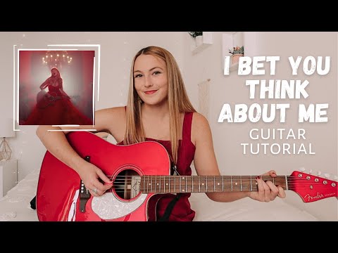 Taylor Swift I Bet You Think About Me Guitar Tutorial // Red (Taylor’s Version) // Nena Shelby