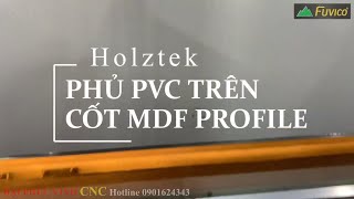 (Giới thiệu) Phủ mặt PVC bằng máy hút chân không 3D Holztek HT-2580E.