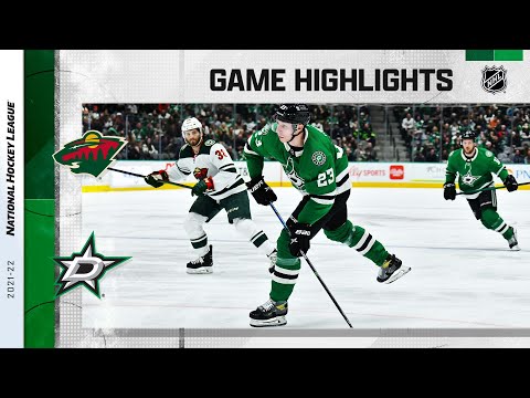 Wild @ Stars 12/20/21 | NHL Highlights