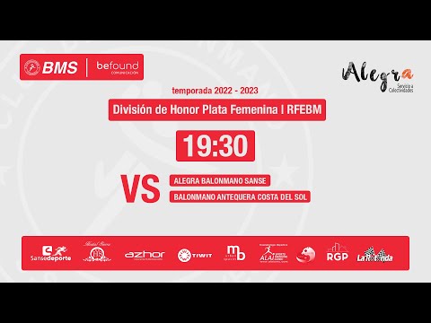 Balonmano Sanse VS BM Antequera Costa del Sol - Temporada 22/23 - DHPF Grupo D