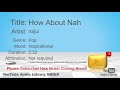 New Free Music 2018 How About Nah Roljui Pop Inspirational YouTube Audio Library BGM