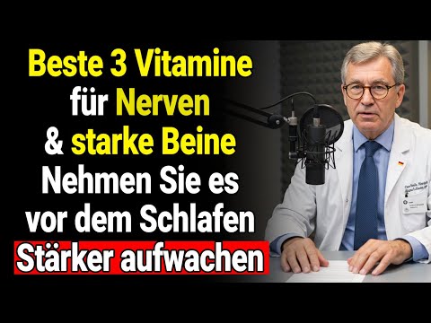 Ab 60? Diese 3 Vitamine vor dem Schlafen stärken Ihre Beine schnell