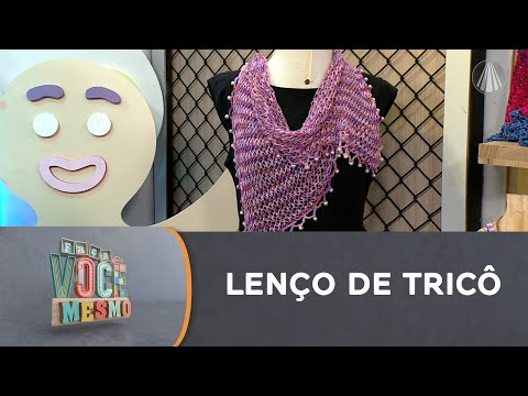 Deixe suas roupas mais CHARMOSAS com o LENÇO DE TRICÔ da Vitória Quintal