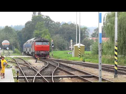 Тепловоз 749.252-3. Станция Boršov nad Vltavou. Чехия