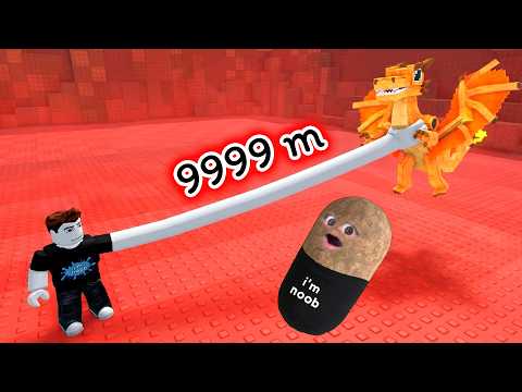 ยืดแขนยาวมาก ไปจนไกลสุดจับมังกรหายาก Roblox Stretch ARMS For Brainrots